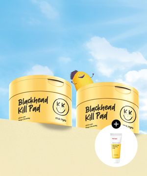[2 PACK] 블랙헤드 퓨어 클렌징 오일 킬패드 50매 (+퓨어 클렌징 폼 20ml 증정)