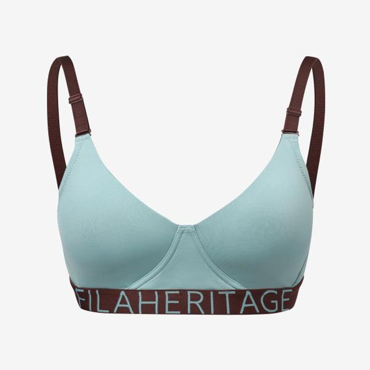 휠라언더웨어(FILA UNDERWEAR) 아웃핏 시즈널 배색 노와이어 브라(FI4BAG3446FGTL)
