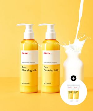 [폼 40ml 추가 증정] 퓨어 클렌징 밀크 200ml x2개