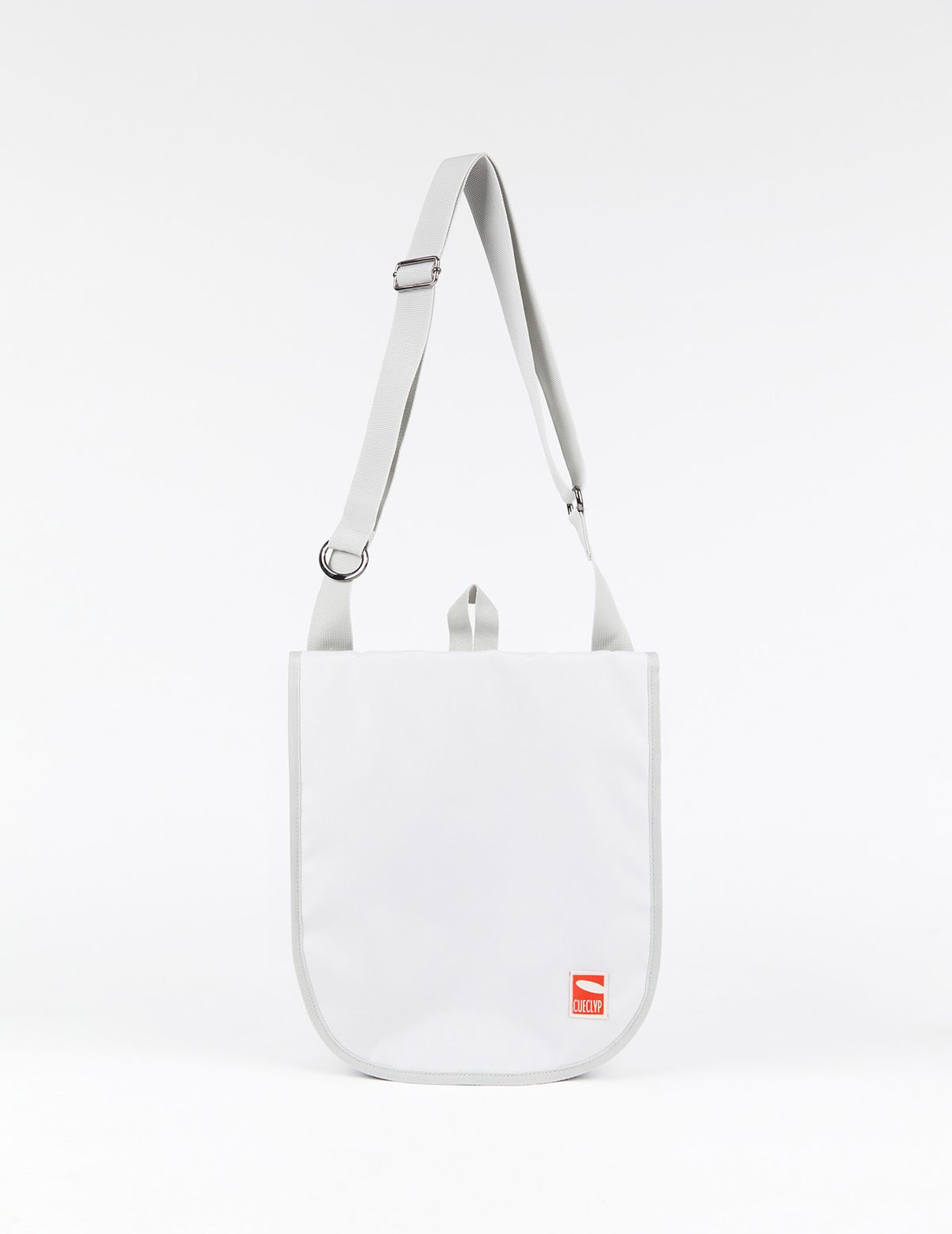 큐클리프(CUECLYP) [HOWOE] Tri-Pocket Messenger Bag _ M (Light Gray)