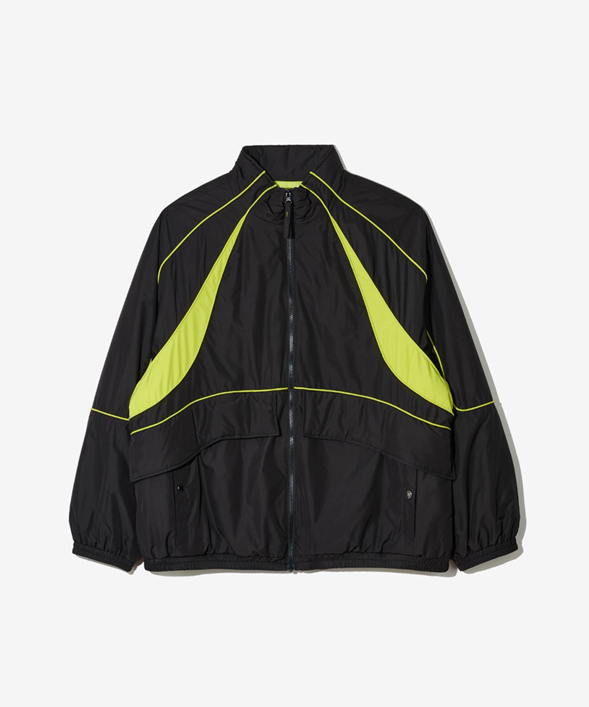 논타입(NONTYPE) DIAGONAL PANELED PIPING JUMPER (BLACK)