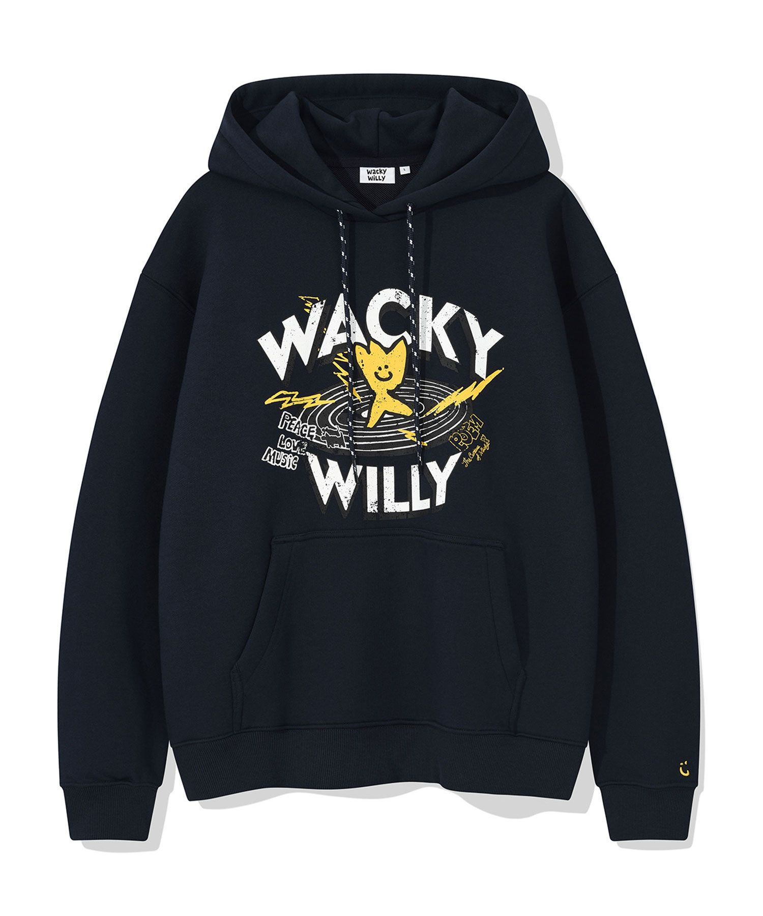 KNOSIS 蛇デザイン フーディ Mサイズ GILDAN MUSINSA公式 | WACKY WILLY クラックグラフィックフードネイビー