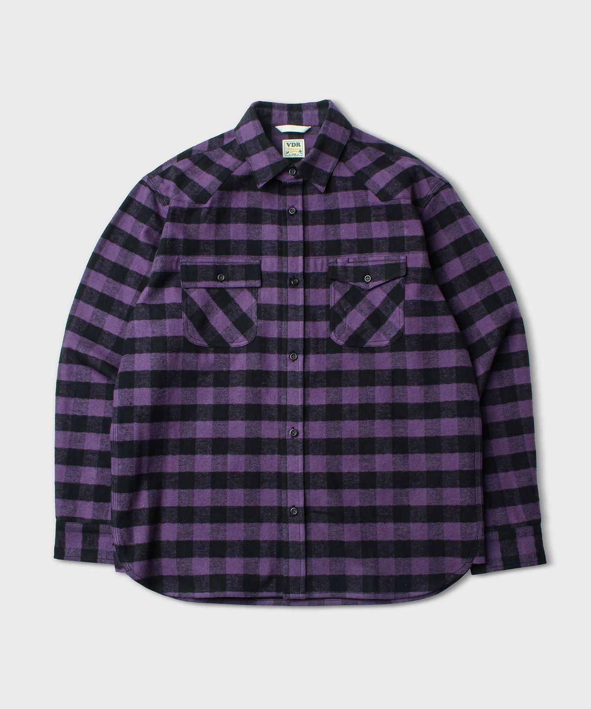 비디알(VDR) CCC FLANNEL SHIRTS [Buffalo Purple]