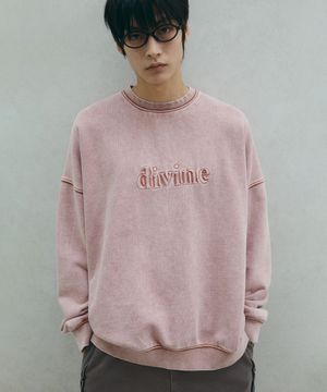 엠보 스티치 스노우 스웻셔츠 [브라운]