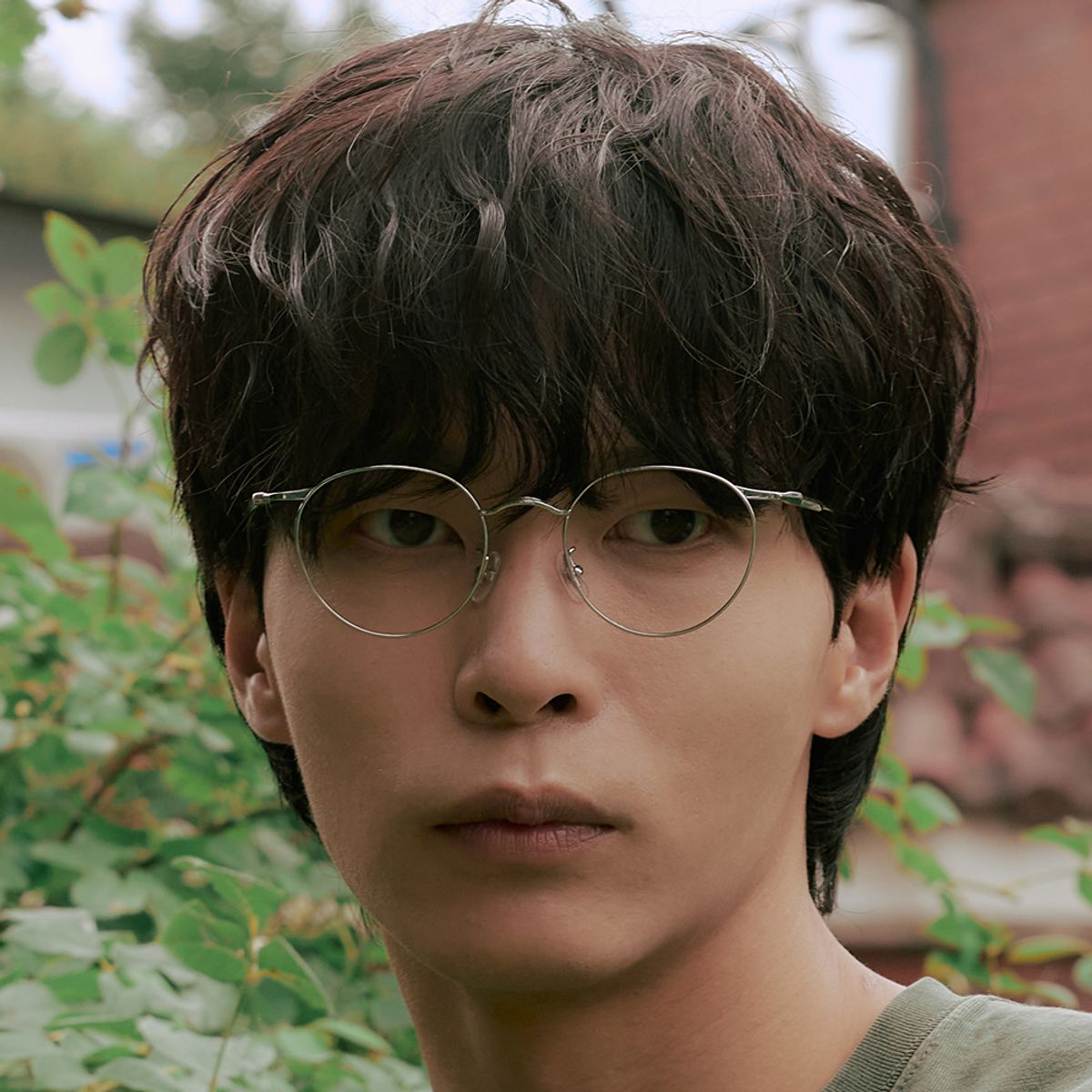 알로아이웨어(ALO EYEWEAR) AL8402 1111G 티타늄 실버 레이어드 브릿지 안경테 블루라이트 렌즈 선택
