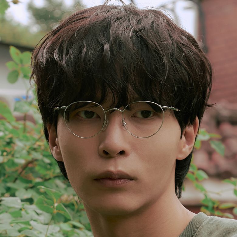 AL8402 1111G 티타늄 실버 레이어드 브릿지 안경테 블루라이트 렌즈 선택