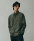 스퀘어 포켓 워싱 셔츠 [카키]
