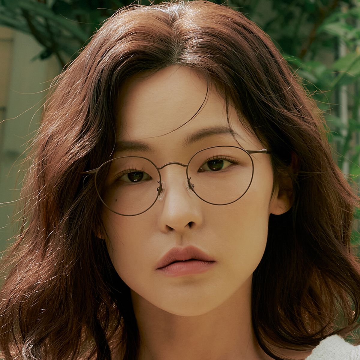 알로아이웨어(ALO EYEWEAR) AL8402 1616M 티타늄 브라운 레이어드 브릿지 안경테 블루라이트 렌즈 선택