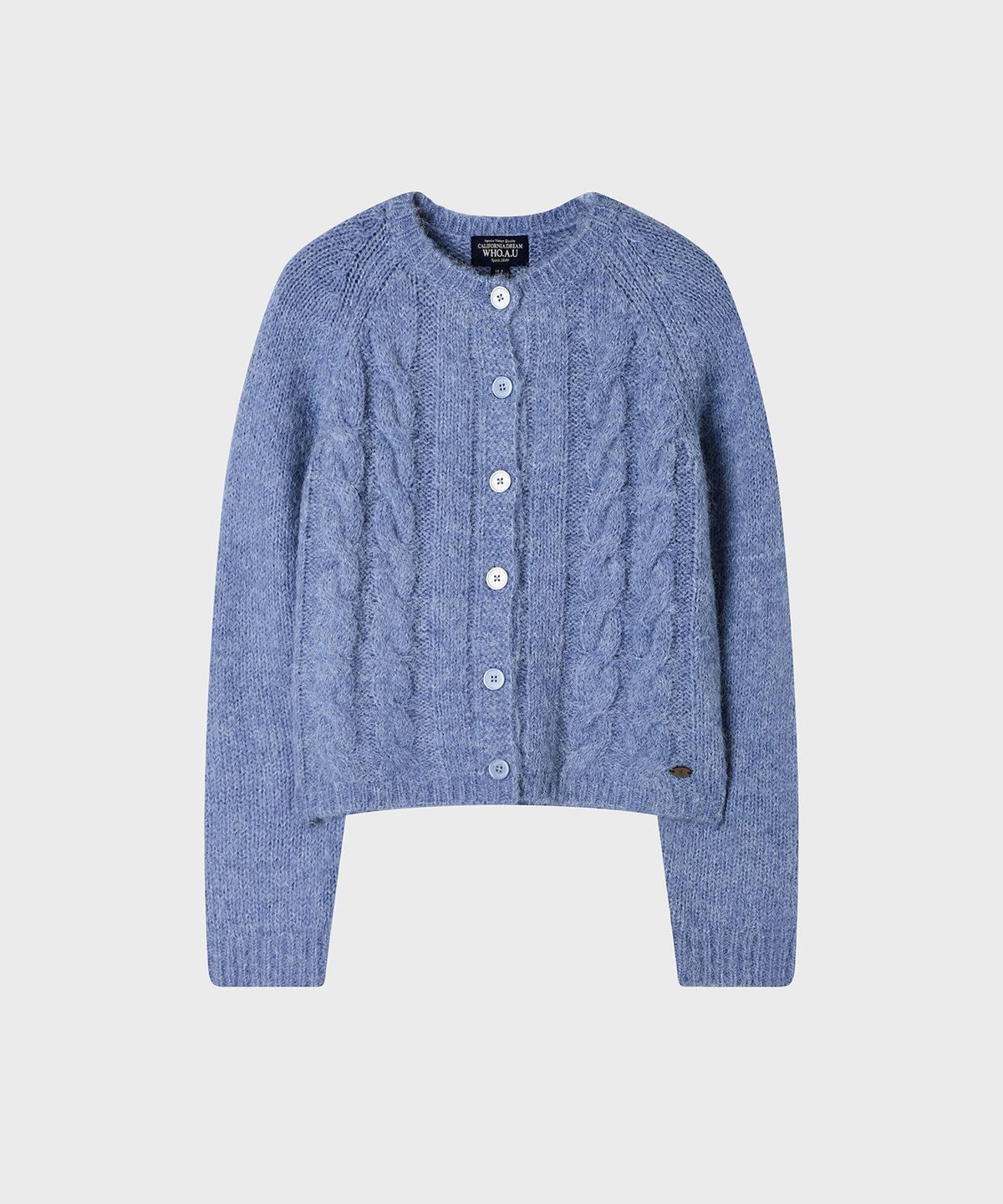 후아유(WHO.A.U) Bokasi Cable Cardigan / WHCKG4T22F