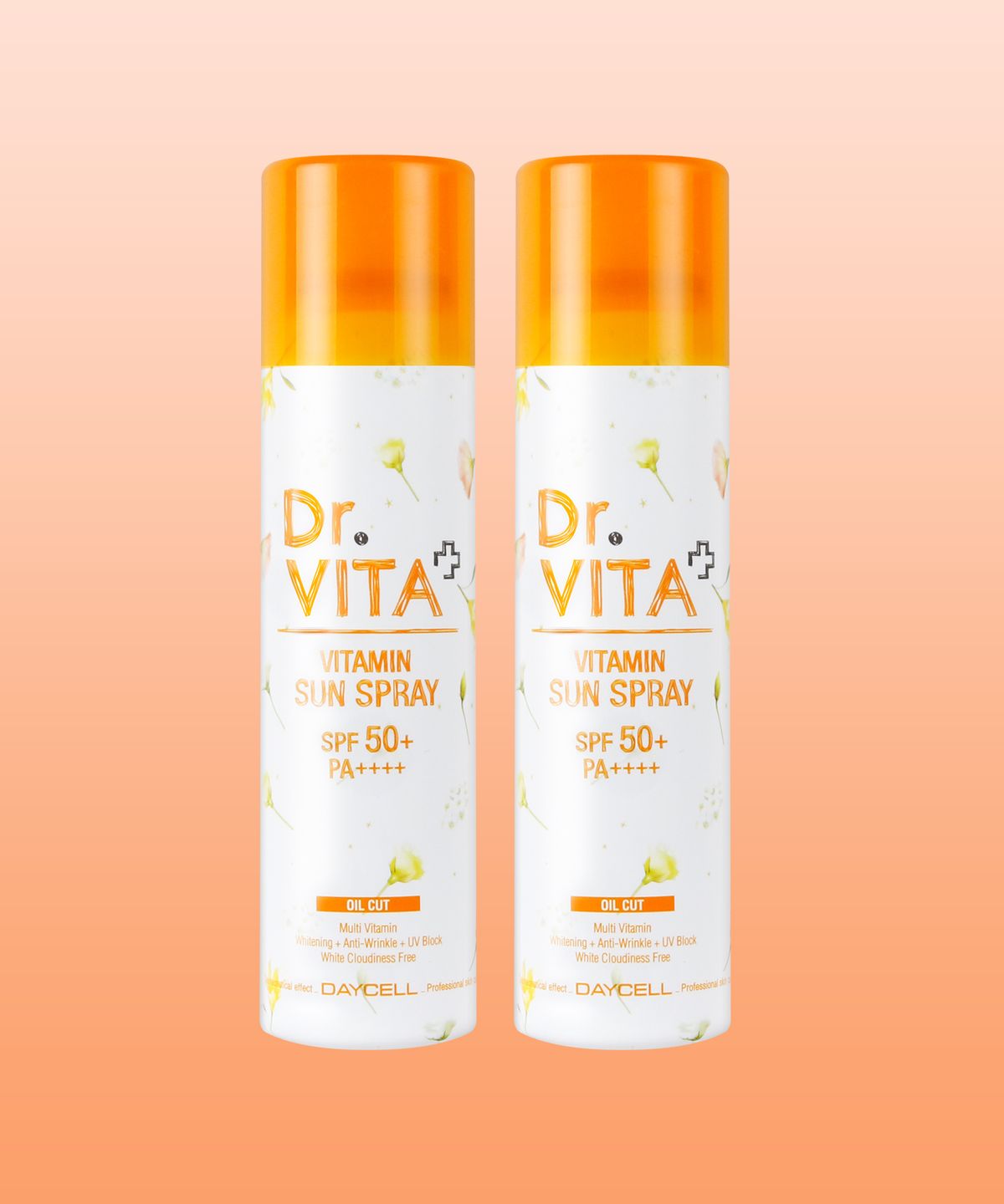 닥터비타(DRVITA) [3종체험샘플증정]미백 주름개선 자외선 강력차단 3중 기능성 비타민 선스프레이 150ml (SPF50+ / PA++++) x 2개
