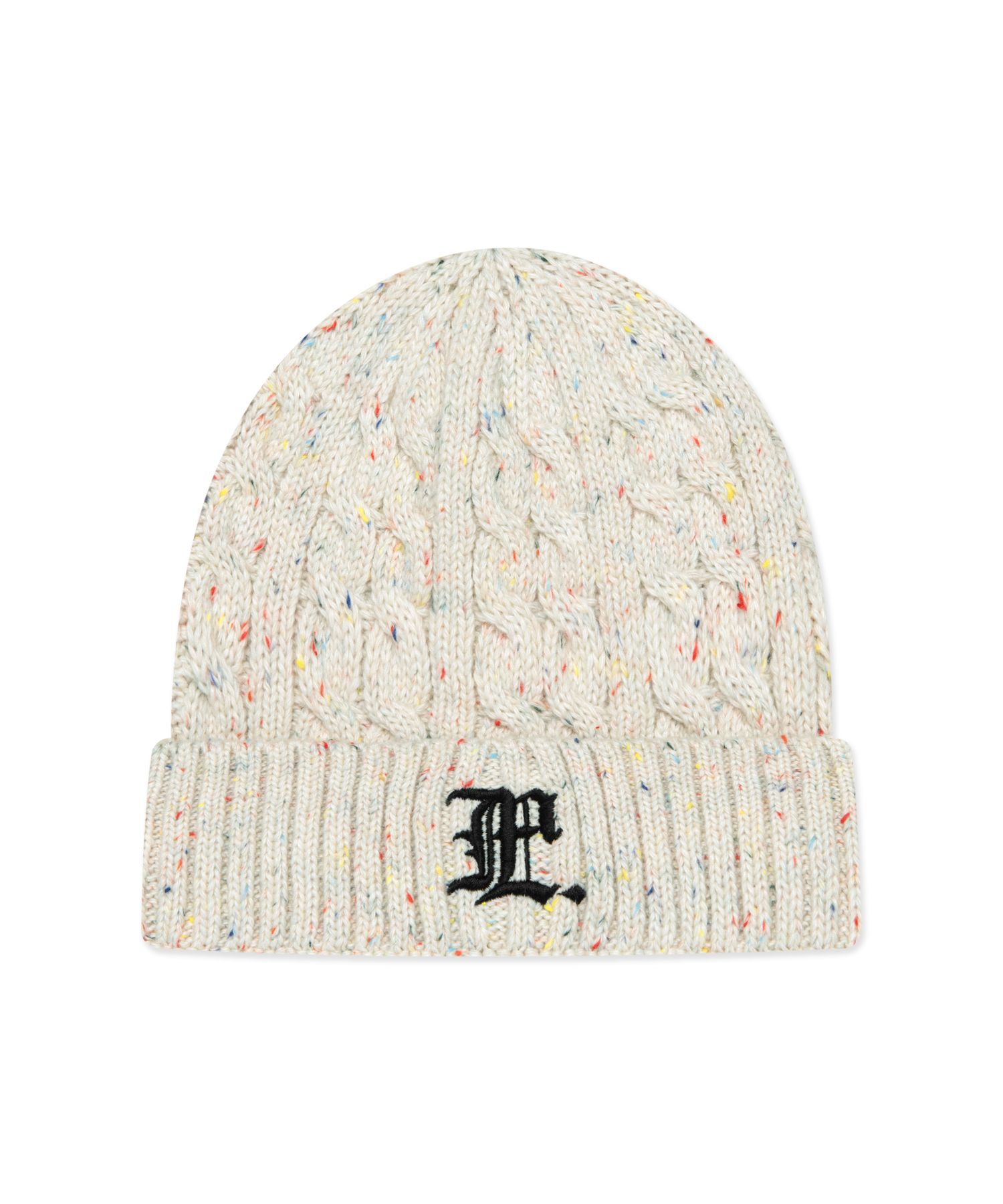 MUSINSA公式 | LMC GOTHIC NEP CABLE BEANIE ivory