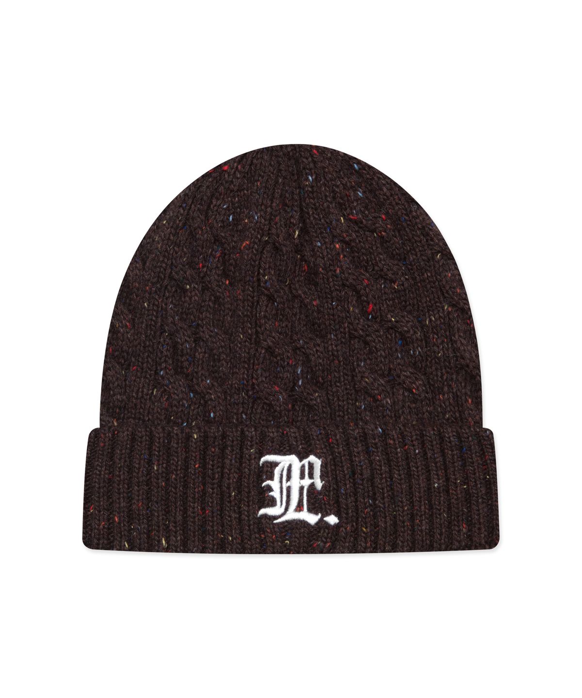 엘엠씨(LMC) GOTHIC NEP CABLE BEANIE brown