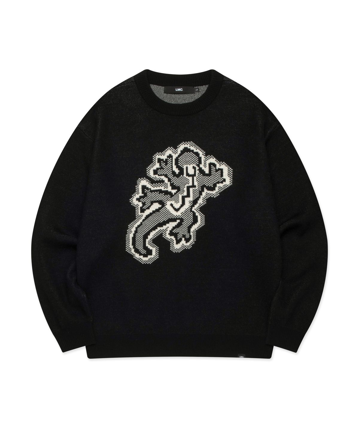 엘엠씨(LMC) LIZARD KNIT SWEATER black