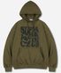 슈퍼노바 로고 오버핏 후드 티셔츠 올리브 [논기모 OR 기모 선택]