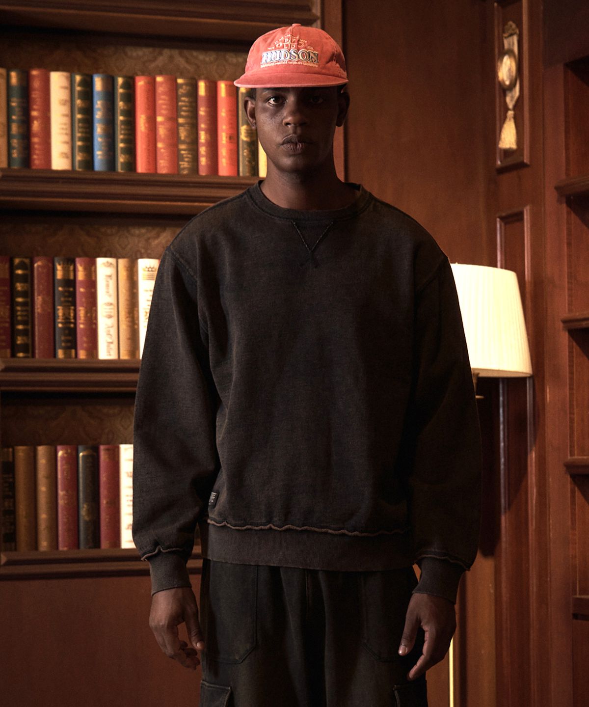 펜필드(PENFIELD) [TRAILWEAR] INDIGO SWEATSHIRTS DARK BROWN_FQ4KM31U