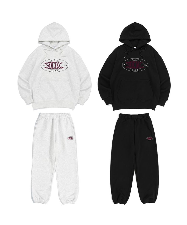 [SET] OLD SKOOL HOOD & NEW SKOOL JOGGER PANTS (2 COLOR)
