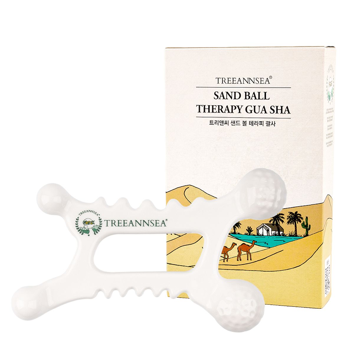 트리앤씨(TREEANNSEA) 샌드 볼 테라피 도자기괄사 159g