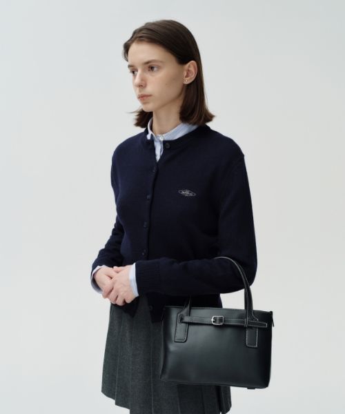 ●depound● Belted Bag Tote Black DP2479BG015MBBXX MUSINSA | DEPOUND Belted Bag Tote [Black]