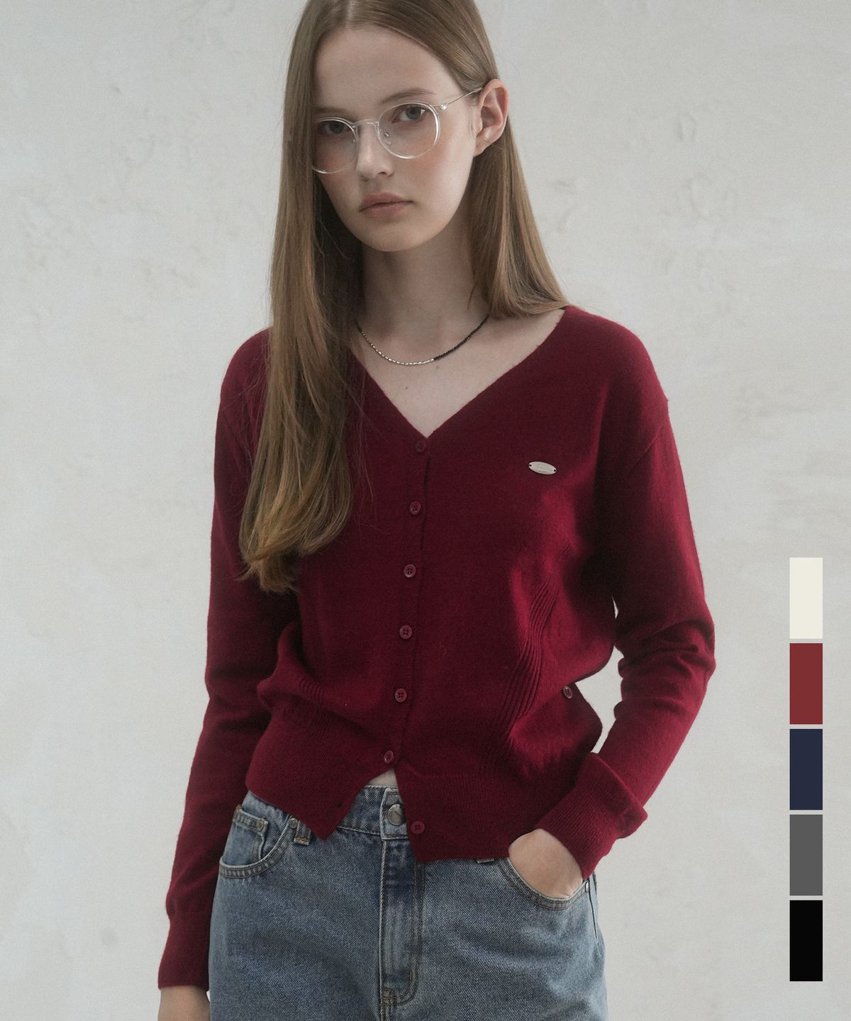 비바셔스(VIVACIOUS) Zuri Two-way Knit Cardigan - 5COL