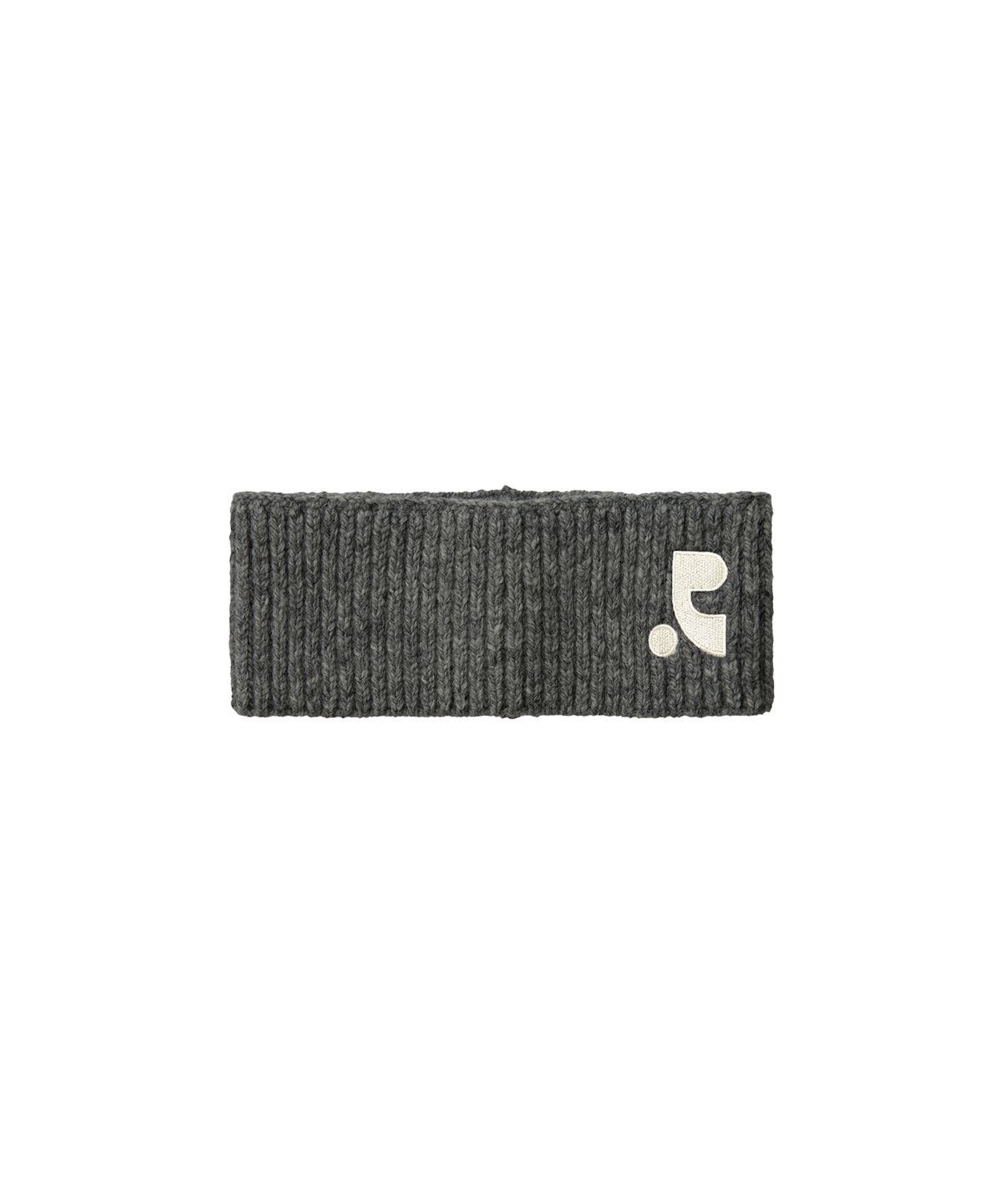 레스트앤레크레이션(REST&RECREATION) LOGO KNIT HAIR BAND - GREY