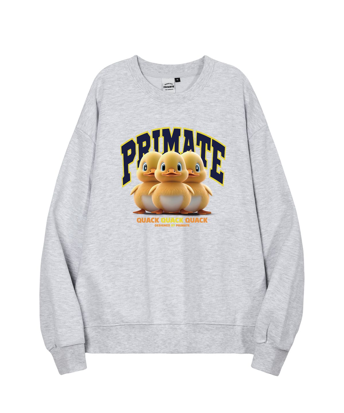 프라임에이트(PRIMATE) [기모/NO기모] QUACK 오버핏 맨투맨 5 COLORS