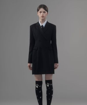 Jenn Suit Jacket Dress - Black