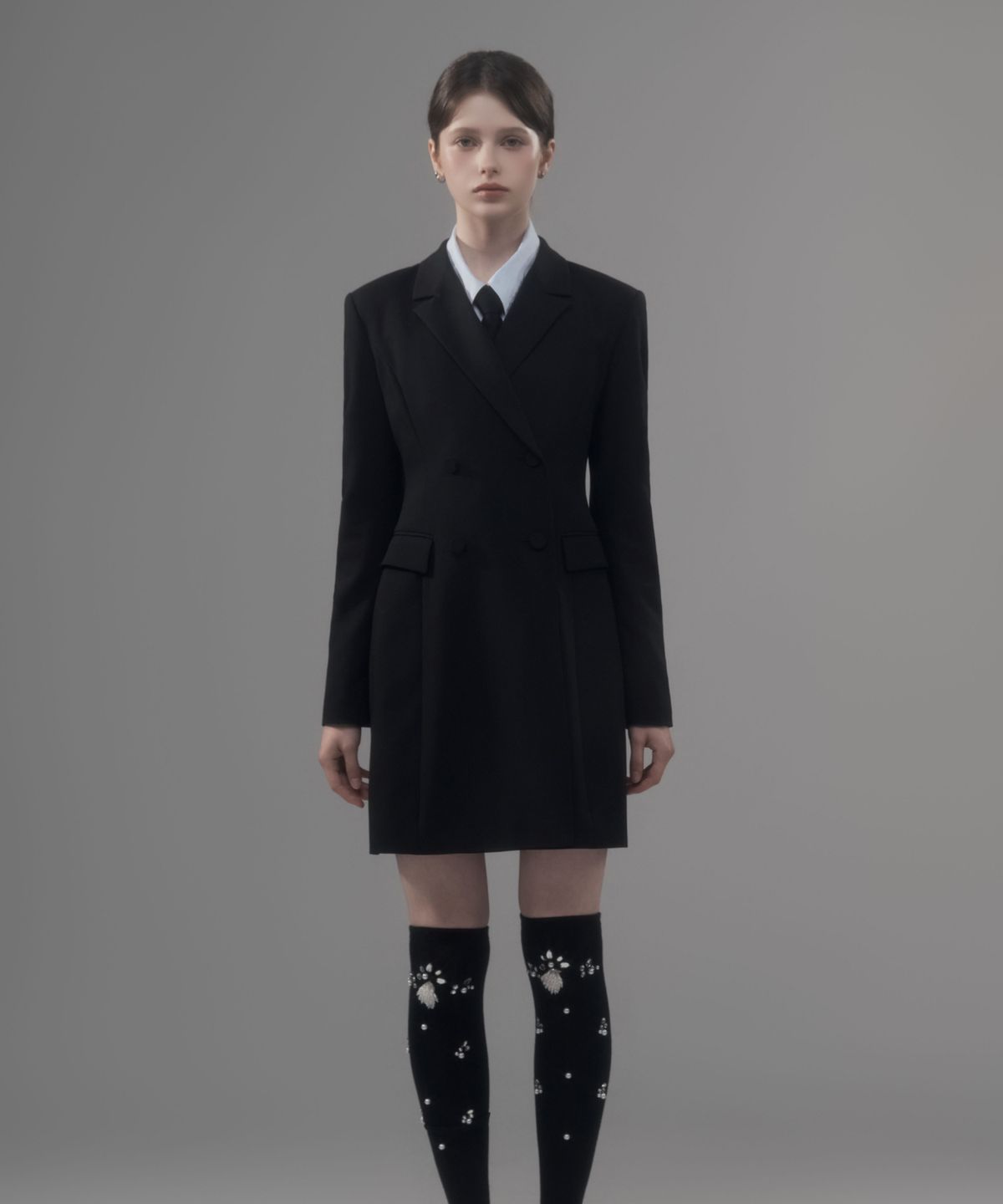 마우솔레움(MAU SOLEUM) Jenn Suit Jacket Dress - Black