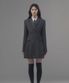 Jenn Suit Jacket Dress - Grey