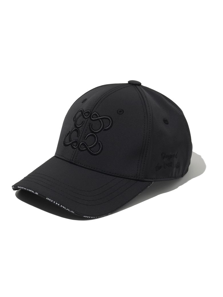 20패턴 볼륨자수 볼캡 [BLACK]
