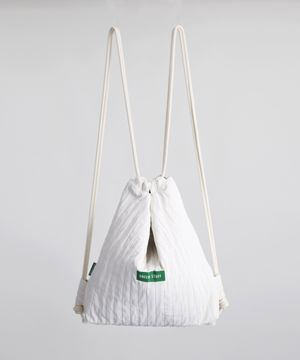 부분 스트링 숄더 백팩 R4 볼륨 라인 - ivory