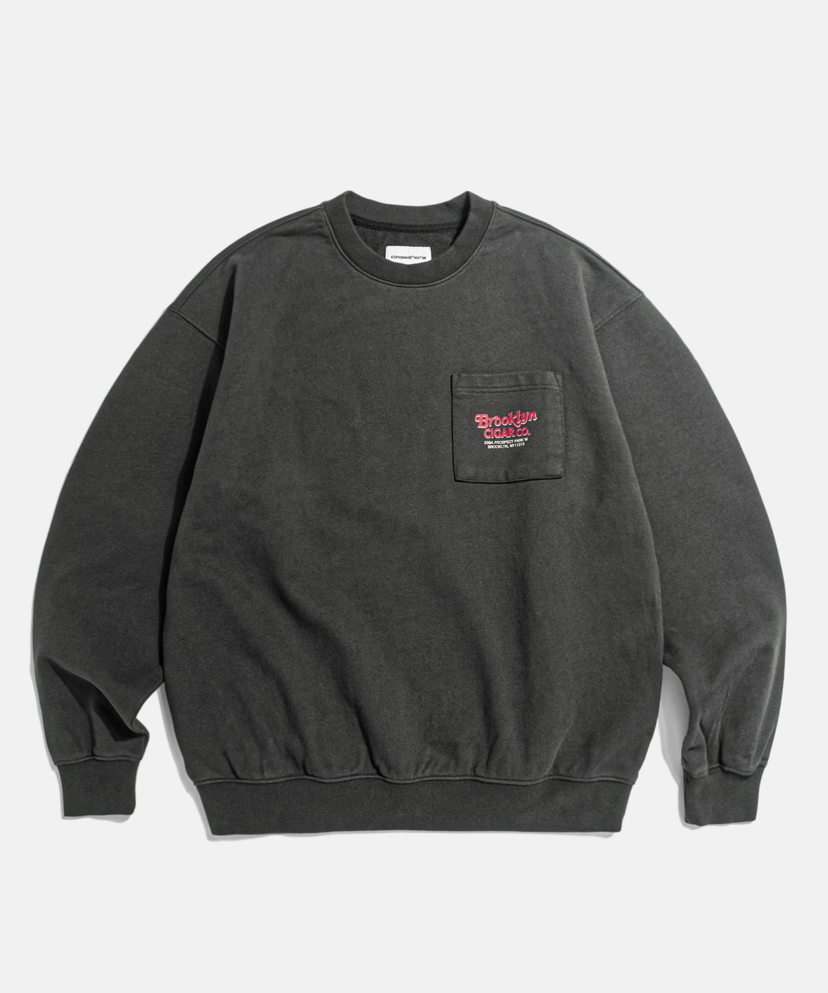 에스피오나지(ESPIONAGE) BK Cigar Co. Heavyweight Sweatshirt Vintage Black