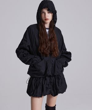 HARP JUMPER IN BLACK (후드 집업 점퍼)