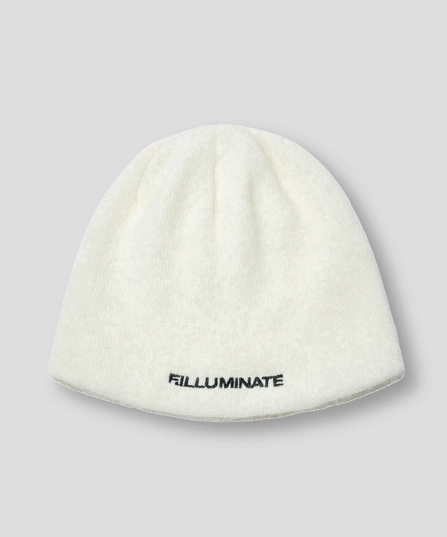 MUSINSA | FILLUMINATE Hairy Logo Beanie - Ivory
