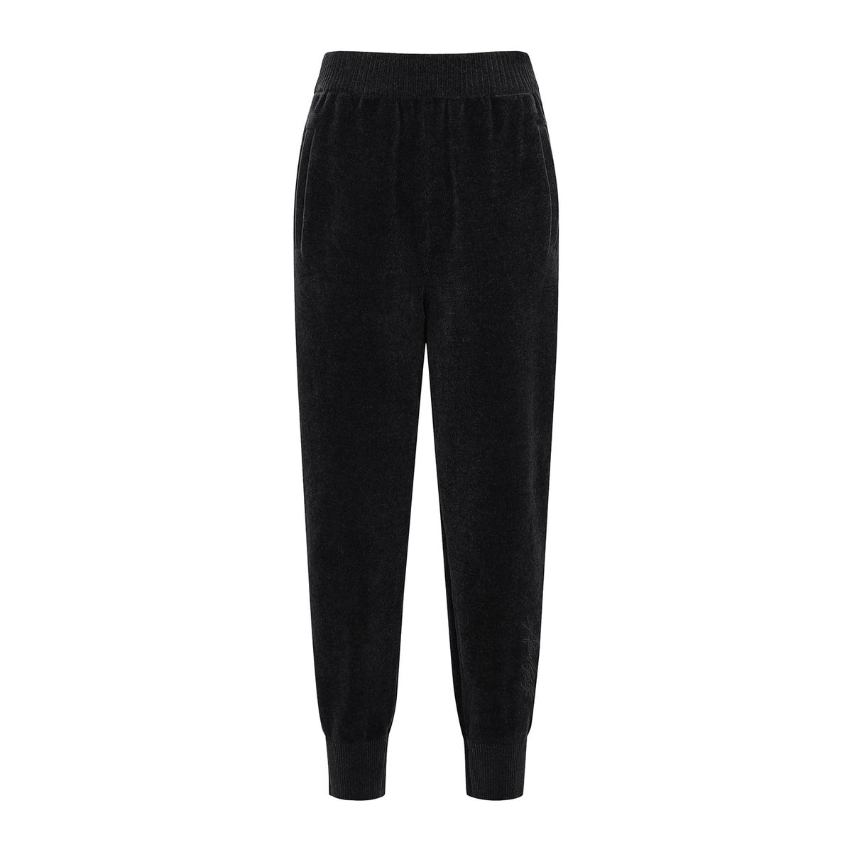 어뉴골프(ANEW GOLF) W CHENILLE KNIT JOGGER L/PT_BK