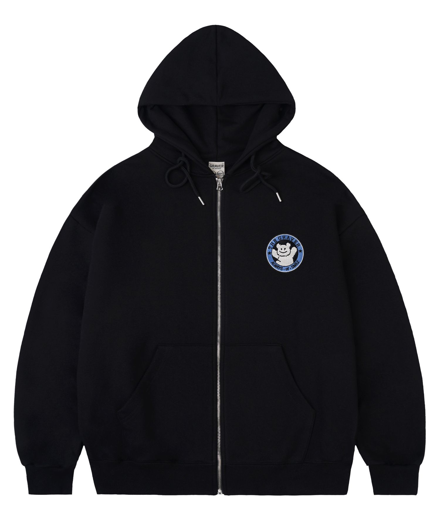 [GRAVER]★24FW★韓国人気★BIG LINE BEAR SMILE HOODIE Designer fashion, Seoul-fully created | W Concept