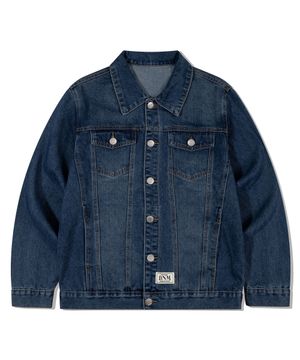 WASHED DENIM TRUCKER JACKET_INDIGO