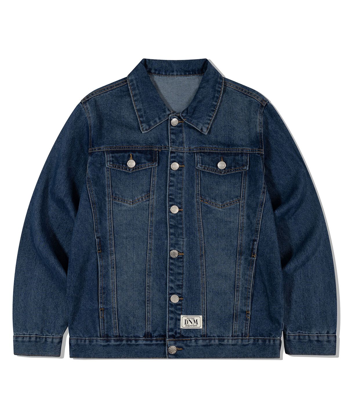 디 그랜드 마틴(DE GRAND MATIN) WASHED DENIM TRUCKER JACKET_INDIGO