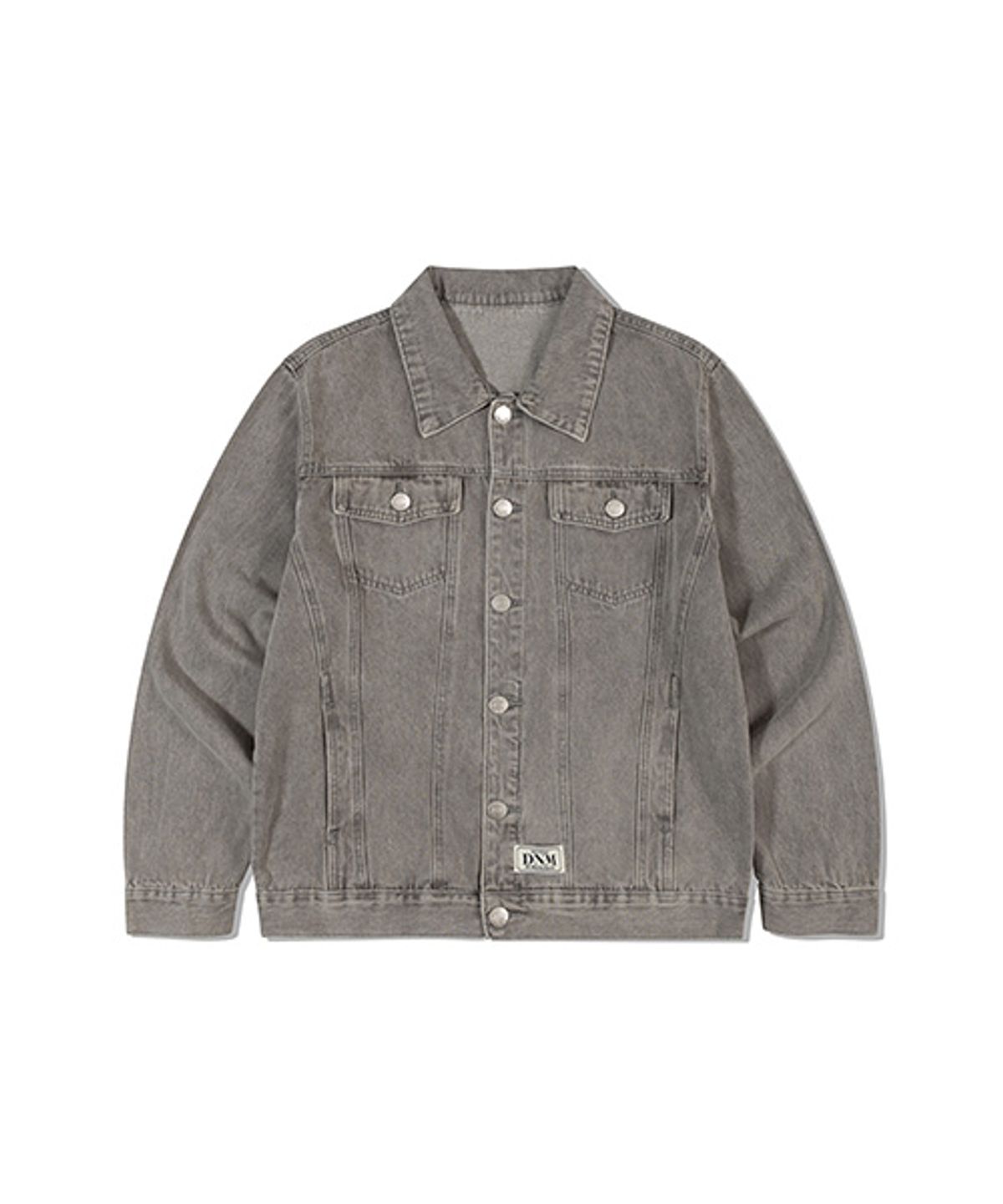 디 그랜드 마틴(DE GRAND MATIN) WASHED DENIM TRUCKER JACKET_GREY