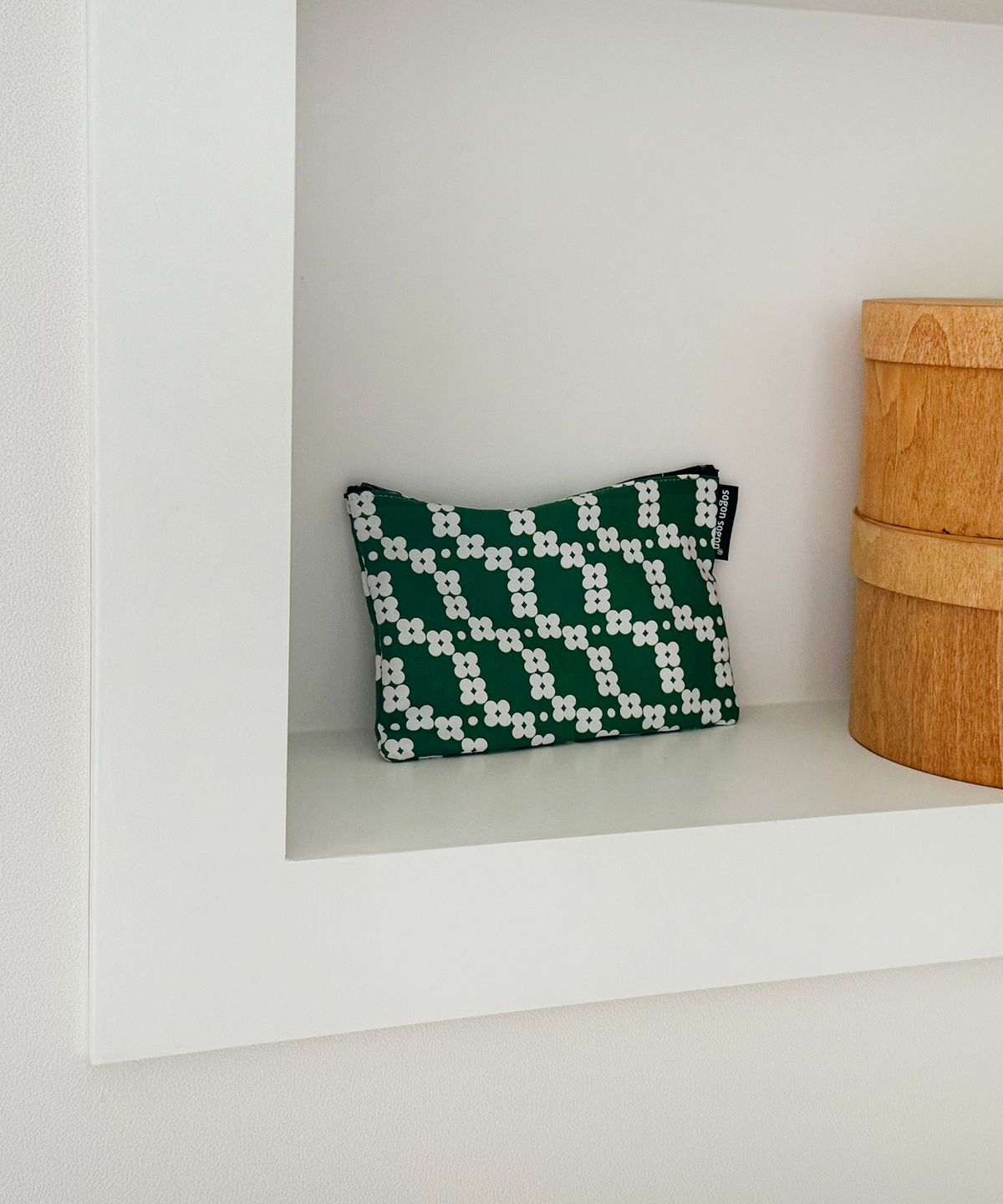 소곤소곤(SOGONSOGON) clover green pouch m