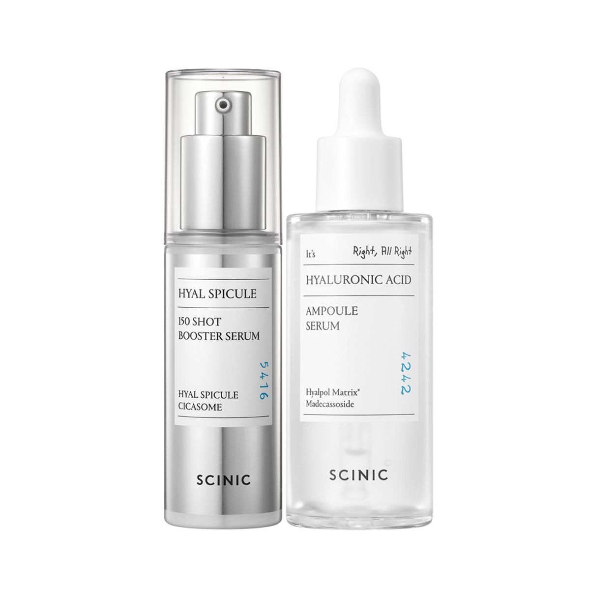 싸이닉(SCINIC) 히알 스피큘 세럼 150 샷 50ml+히아루론산 앰플 세럼 50ml