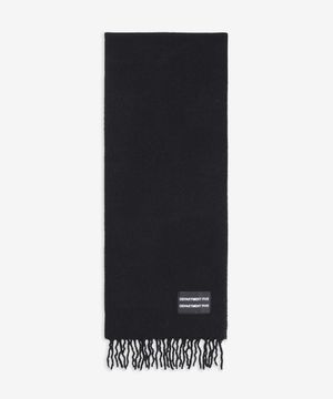 울 프린지 머플러 - 블랙 / XZ0152MF0060999