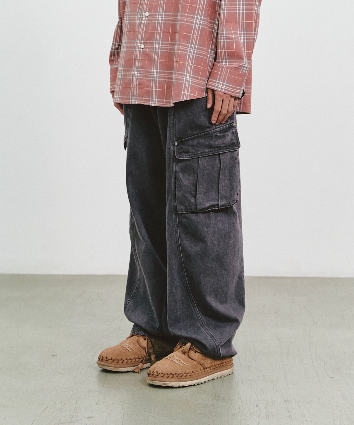 발루트(BALLUTE) CURVED CARGO CUTTING LINE PANTS
