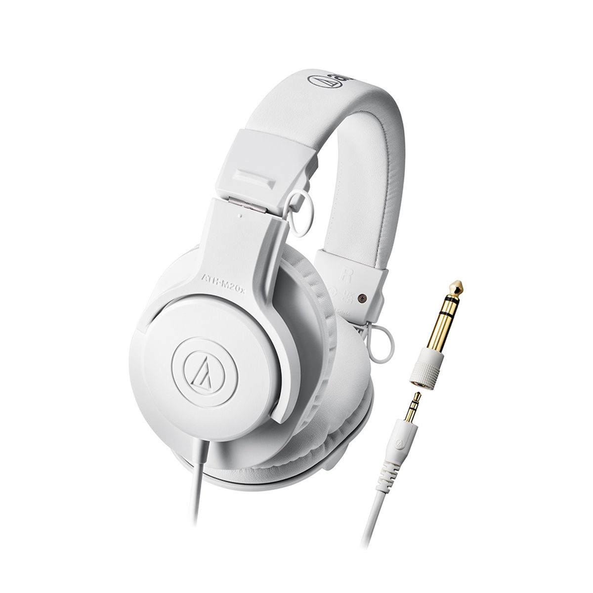 오디오테크니카(AUDIOTECHNICA) ATH-M20x WH 모니터링 헤드폰 엔트리 모델