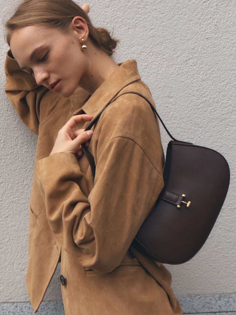 ☆DE MERIEL☆ Tilda Hobo Bag Tan Brown TILDA BAG