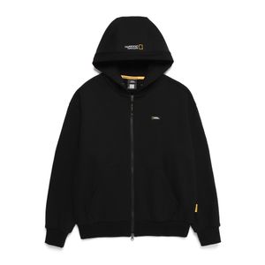 N244UFT940 핀테일 폴리샤 트레이닝 후드 집업 CARBON BLACK