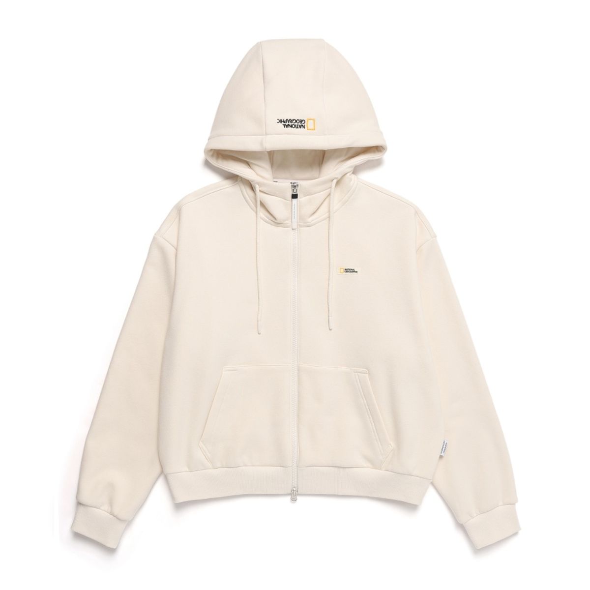 내셔널지오그래픽(NATIONALGEOGRAPHIC) N244WFT910 여성 메이든 기모 후드집업 CRYSTAL BEIGE