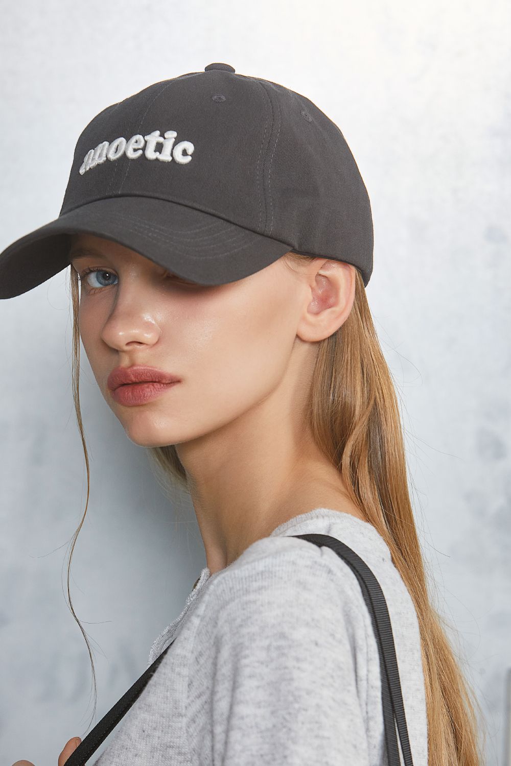 ●ANOETIC● NEW LOGO MIX CAP_GREY/LIGHT BLUE GRAPHIC CAP | Unisex | Mako Blue | Hats & Headwear | ASICS