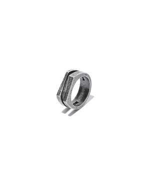 Irregular Texture Ring - SILVER