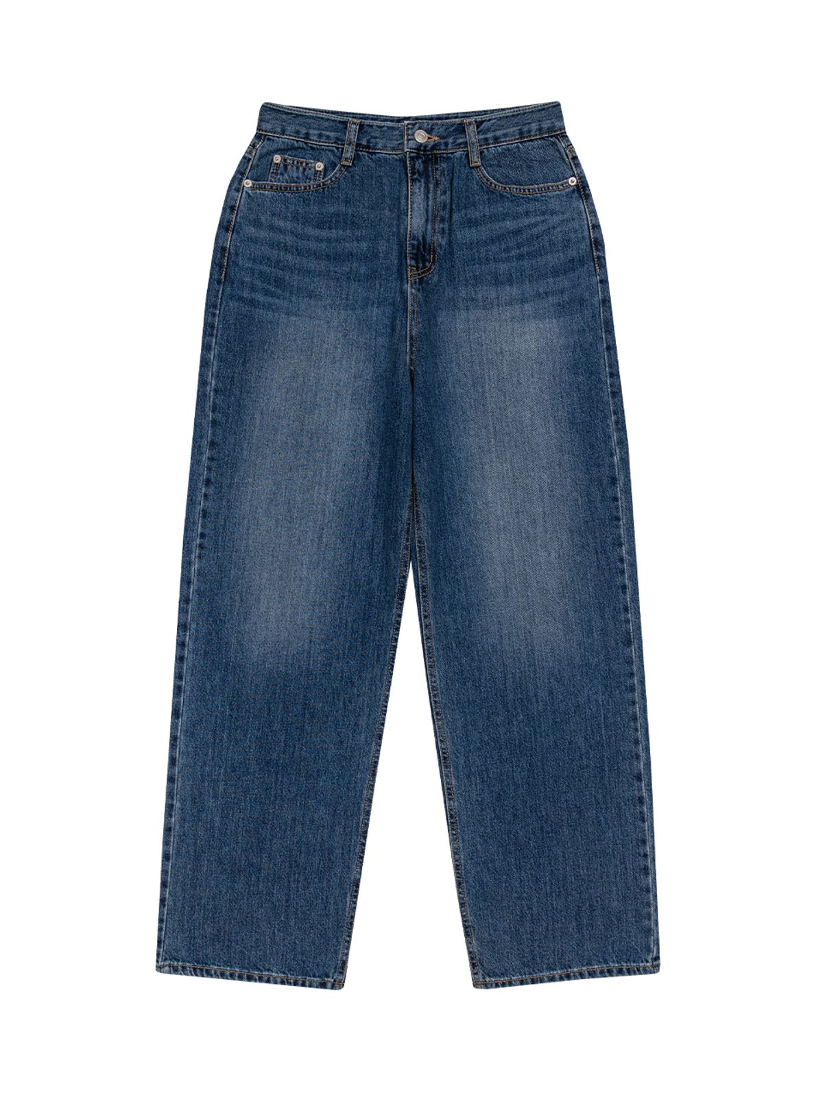 오피쉬(OAFISH) WIDE BASIC DENIM PANTS, BLUE