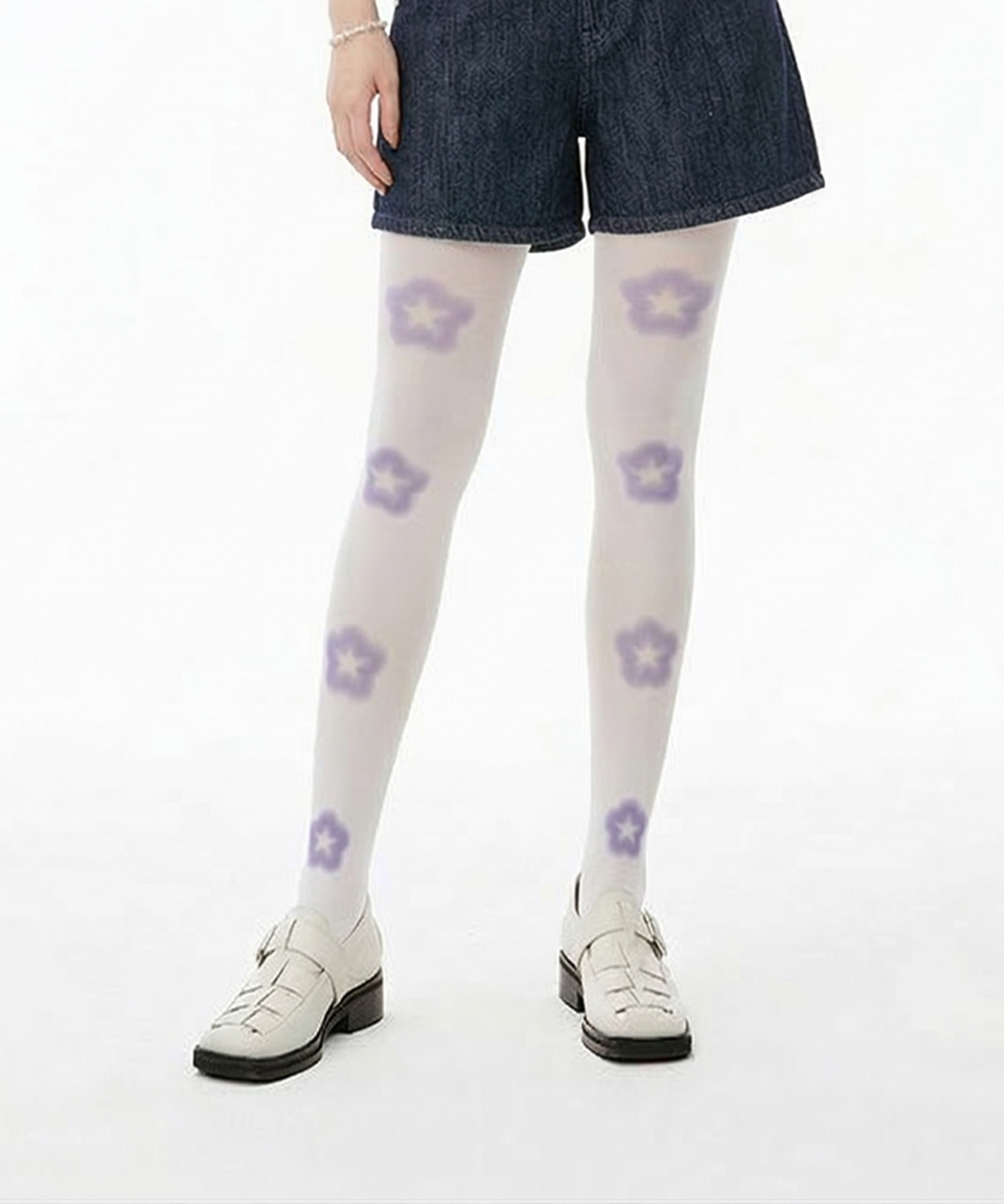 로맨틱타이거(ROMANTIC TIGER) purple petals tights